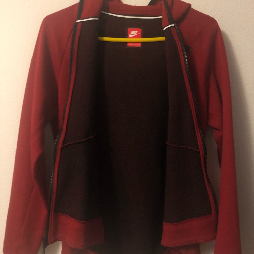 Red Nike Tech Jacket - image 2